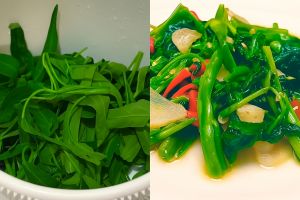 Bye-bye kangkung pucat & berulat! Ini cara cuci yang benar biar mirip masakan resto