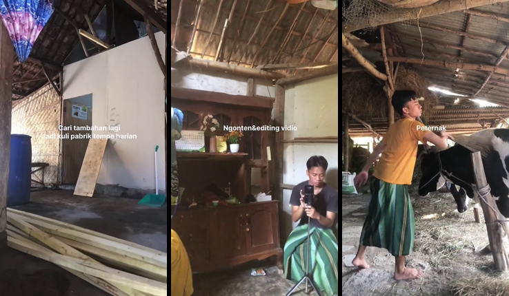 Pria ini bagikan kesehariannya menjadi guru dengan 8 pekerjaan serabutan, bikin nyesek
