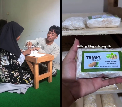 Pria ini bagikan kesehariannya menjadi guru dengan 8 pekerjaan serabutan, bikin nyesek