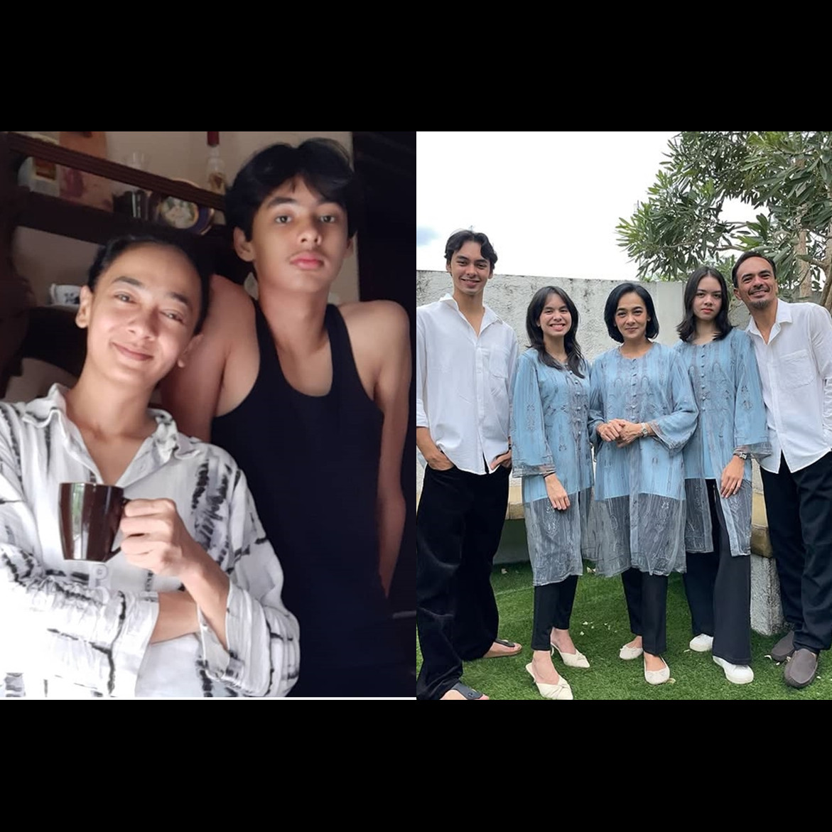 Bak kakak-adik, begini 10 potret kompak Ananda Lontoh dan putra sulungnya Fattah Syach