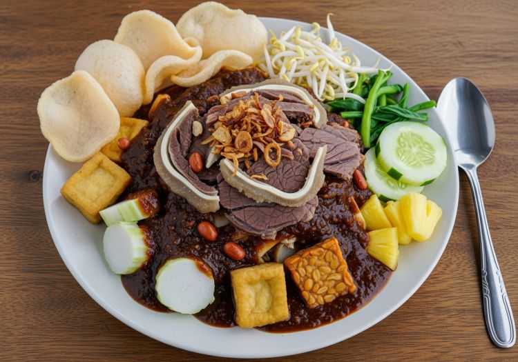 Bukan sekadar petis, ini rahasia resep bumbu rujak cingur asli Surabaya yang gurih & medok