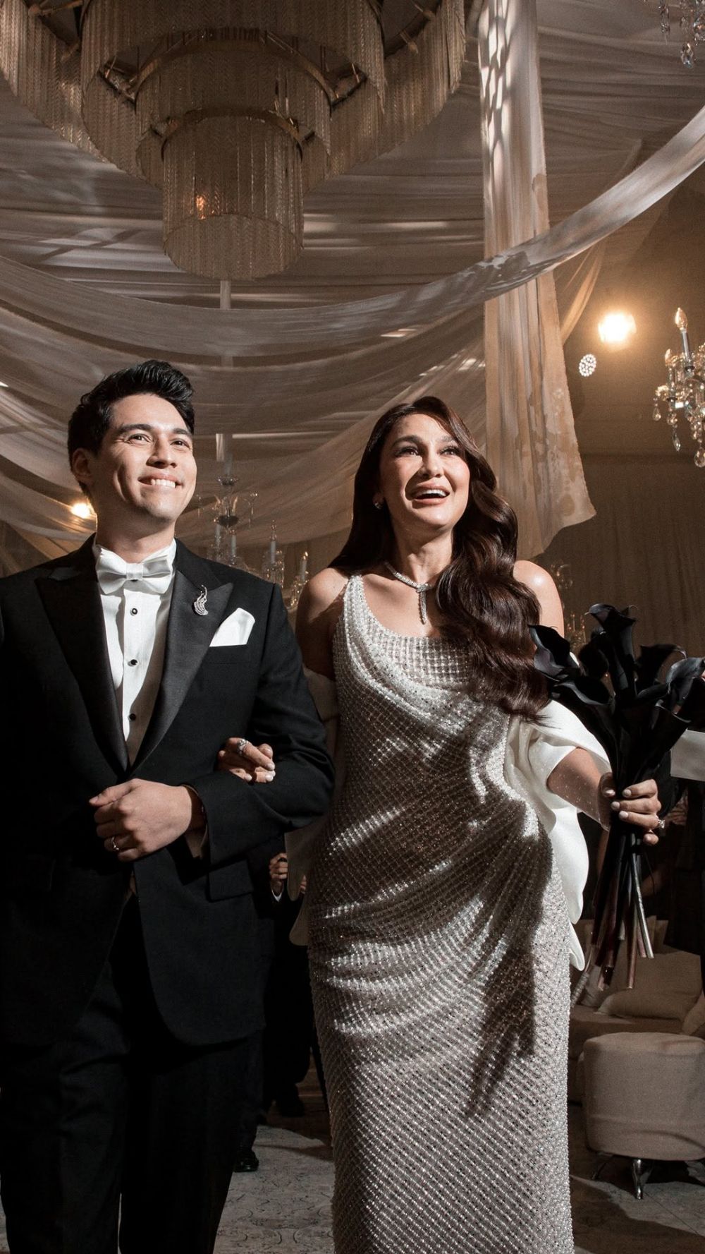 Beda gaya Luna Maya dan Raline Shah saat jadi bridesmaid di pernikahan Millane Fernandez