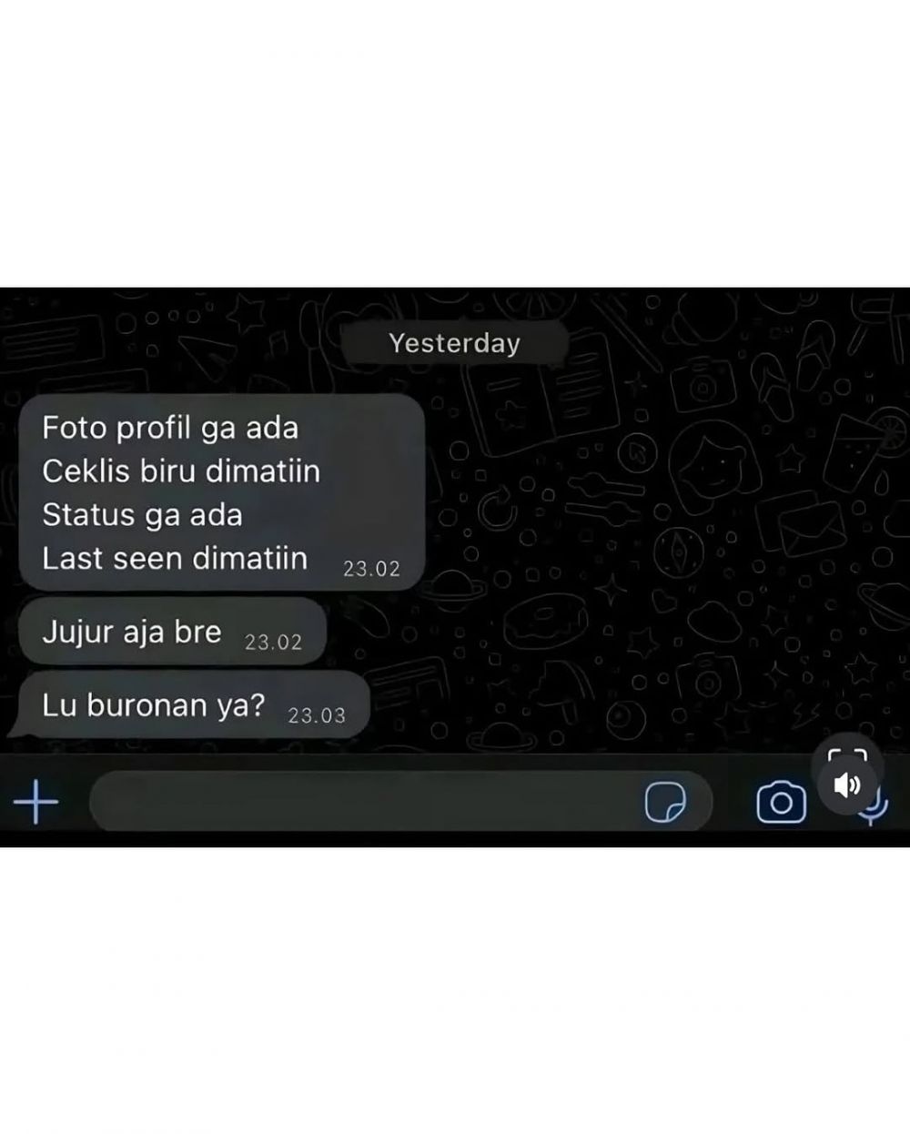 10 chat lucu terbaru 2025, isinya random banget tapi endingnya nggak ketebak