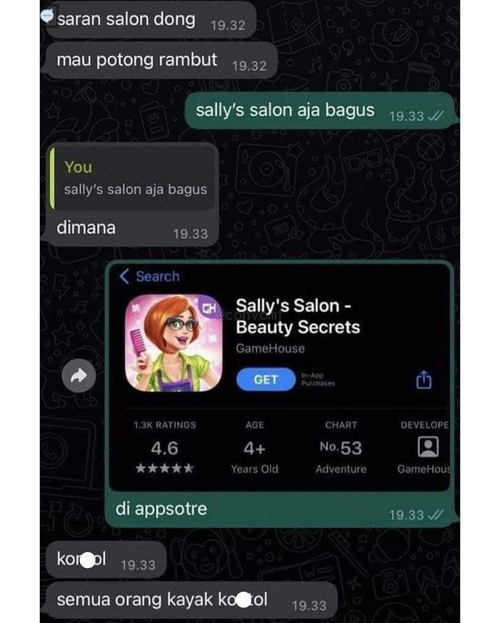 10 chat lucu terbaru 2025, isinya random banget tapi endingnya nggak ketebak