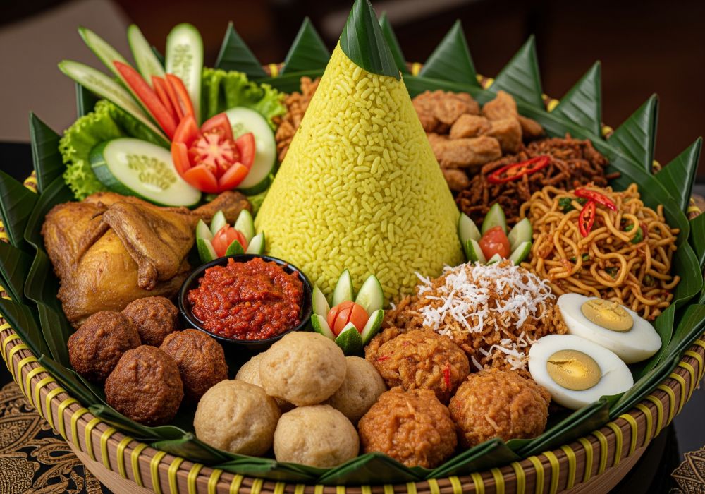 Rayakan 17 Agustus tanpa ribet! Rahasia resep bikin nasi tumpeng dengan rice cooker komplet lauk pauk