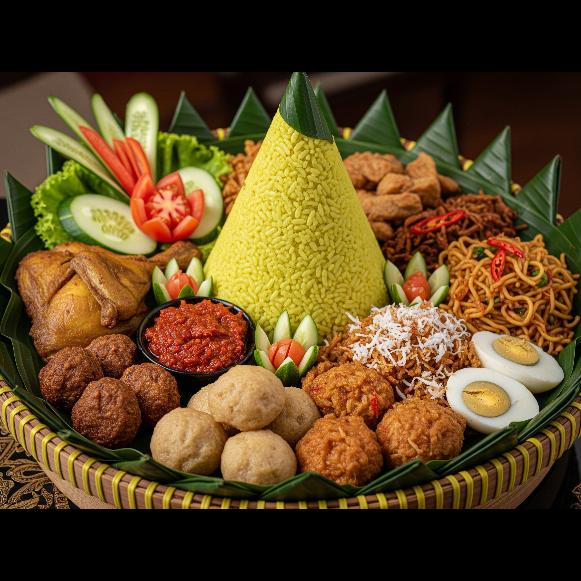 Rayakan 17 Agustus tanpa ribet! Rahasia resep bikin nasi tumpeng dengan rice cooker komplet lauk pauk