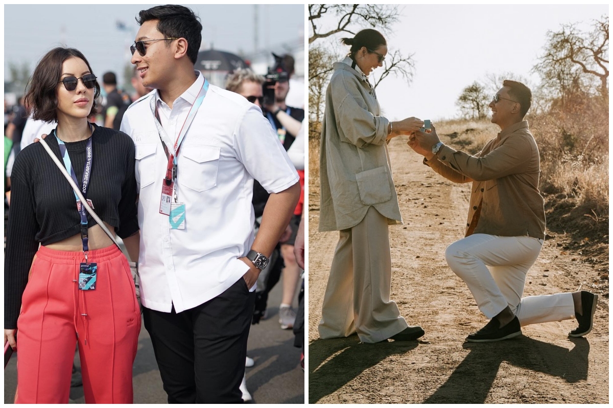 Darma Mangkuluhur anak Tommy Soeharto lamar kekasih di Savana Afrika, 7 momennya unik banget