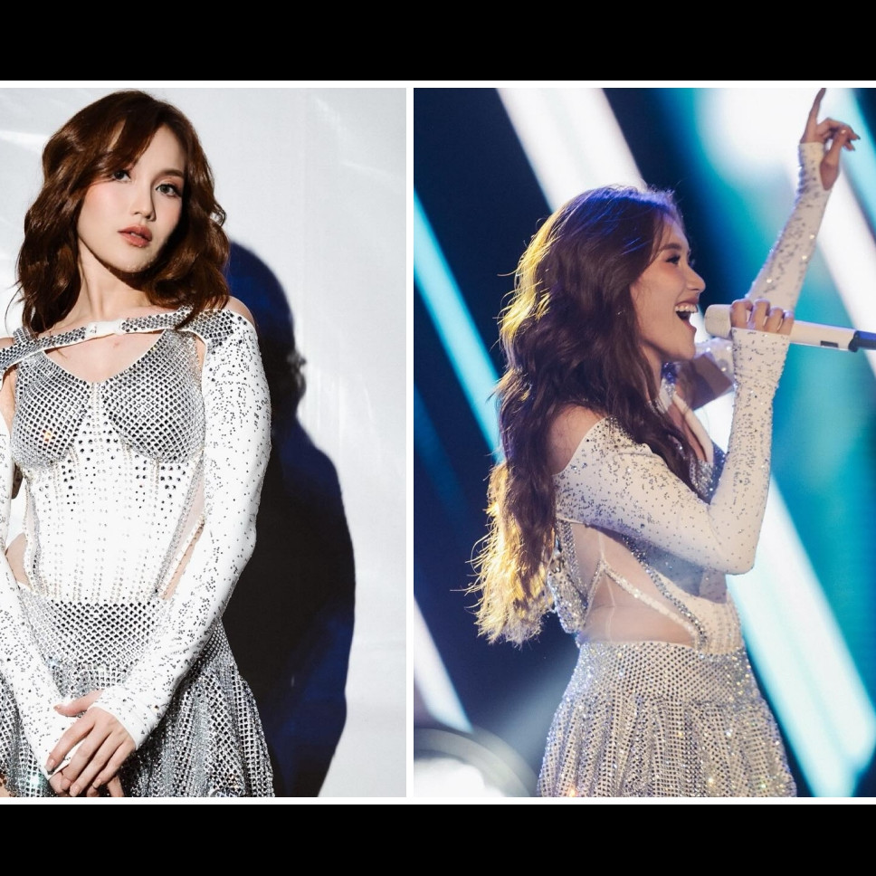 7 Potret Ayu Ting Ting pakai kostum silver memukau di konser perdana, tampil gemerlap dan mewah