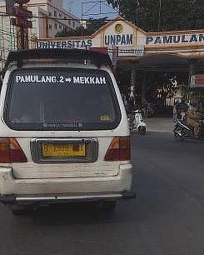 8 Potret lucu trayek nyeleneh di kaca angkutan umum ini bisa jadi hiburan gratis kala macet 