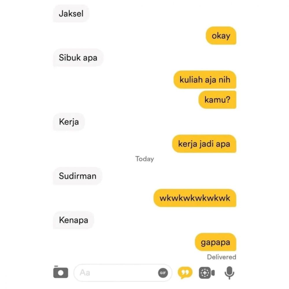 11 Chat lucu di bumble ini nggak cuma lucu tapi endingnya nggak nyambung, bikin kenalan jadi anyep