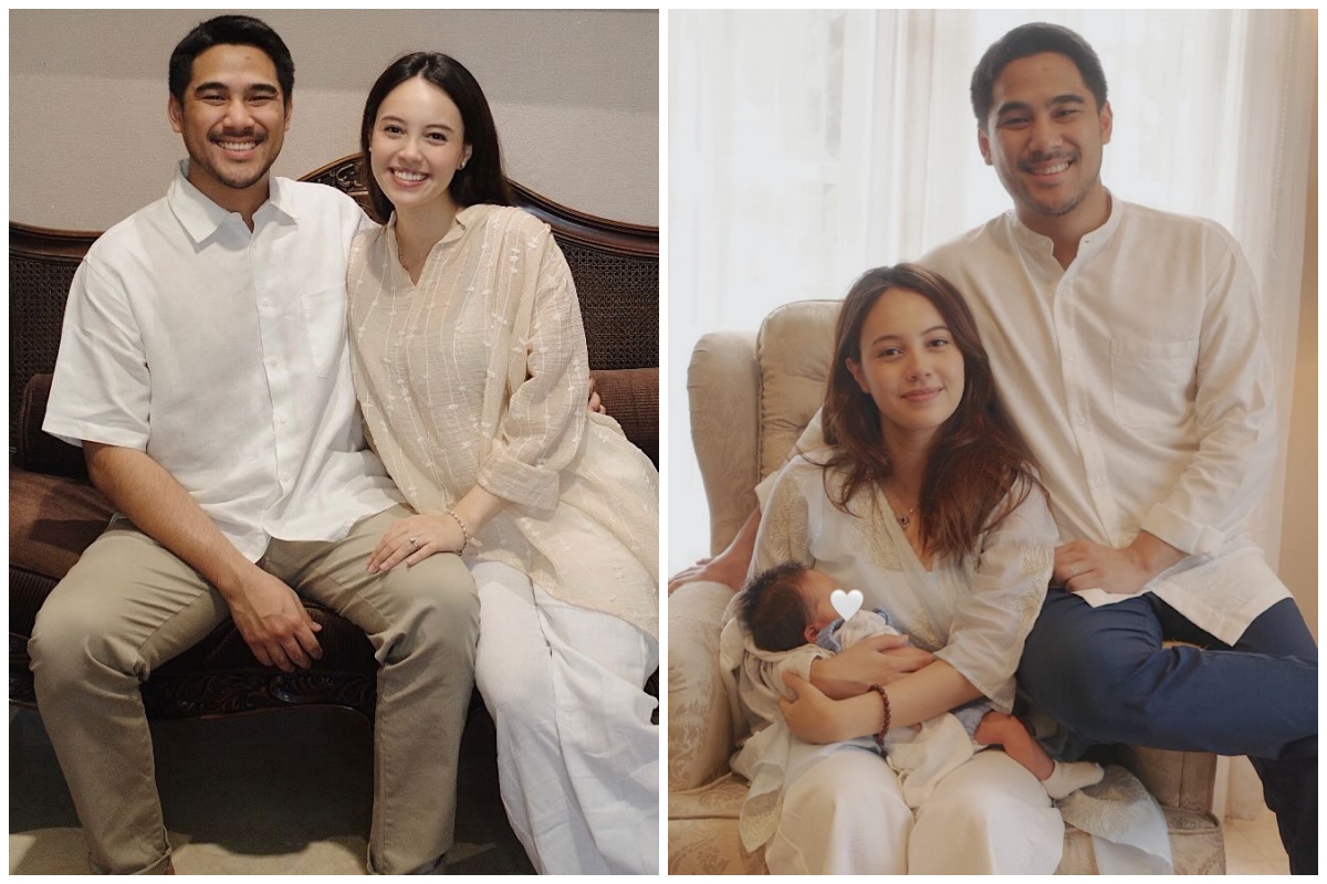 7 Potret akikah anak pertama Anggika Bolsterli dan Omar, gaya potongan rambut sang bayi bikin salfok