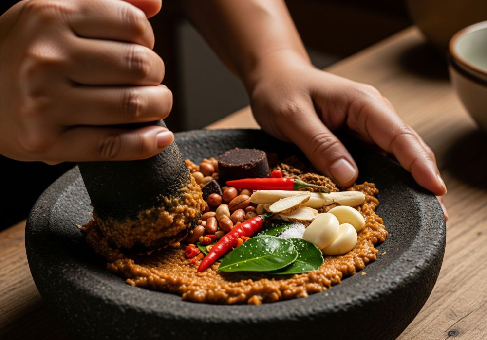 Mau bikin nasi pecel seenak warung legendaris? Hindari 5 kesalahan fatal ini saat meracik bumbunya