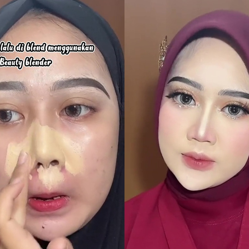 Wanita ini bagikan trik makeup awet dan antiluntur di cuaca panas, cocok buat karnaval 17 Agustus