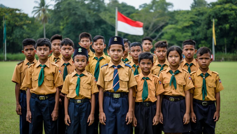 Susunan upacara Hari Pramuka ke-64 tahun 2025, mulai dari pembukaan hingga penutupan