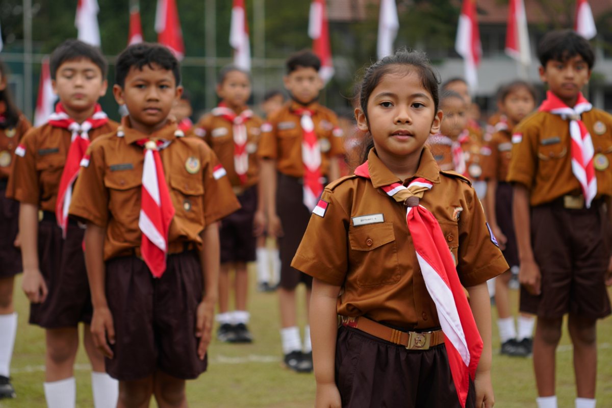 Susunan upacara Hari Pramuka ke-64 tahun 2025, mulai dari pembukaan hingga penutupan