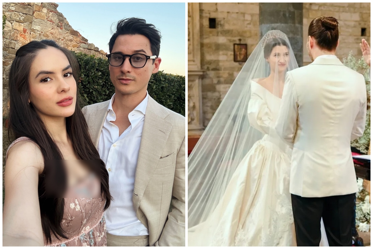 9 Potret Steffi Zamora hadiri pernikahan adik Nino Fernandez, bentuk tubuhnya jadi sorotan