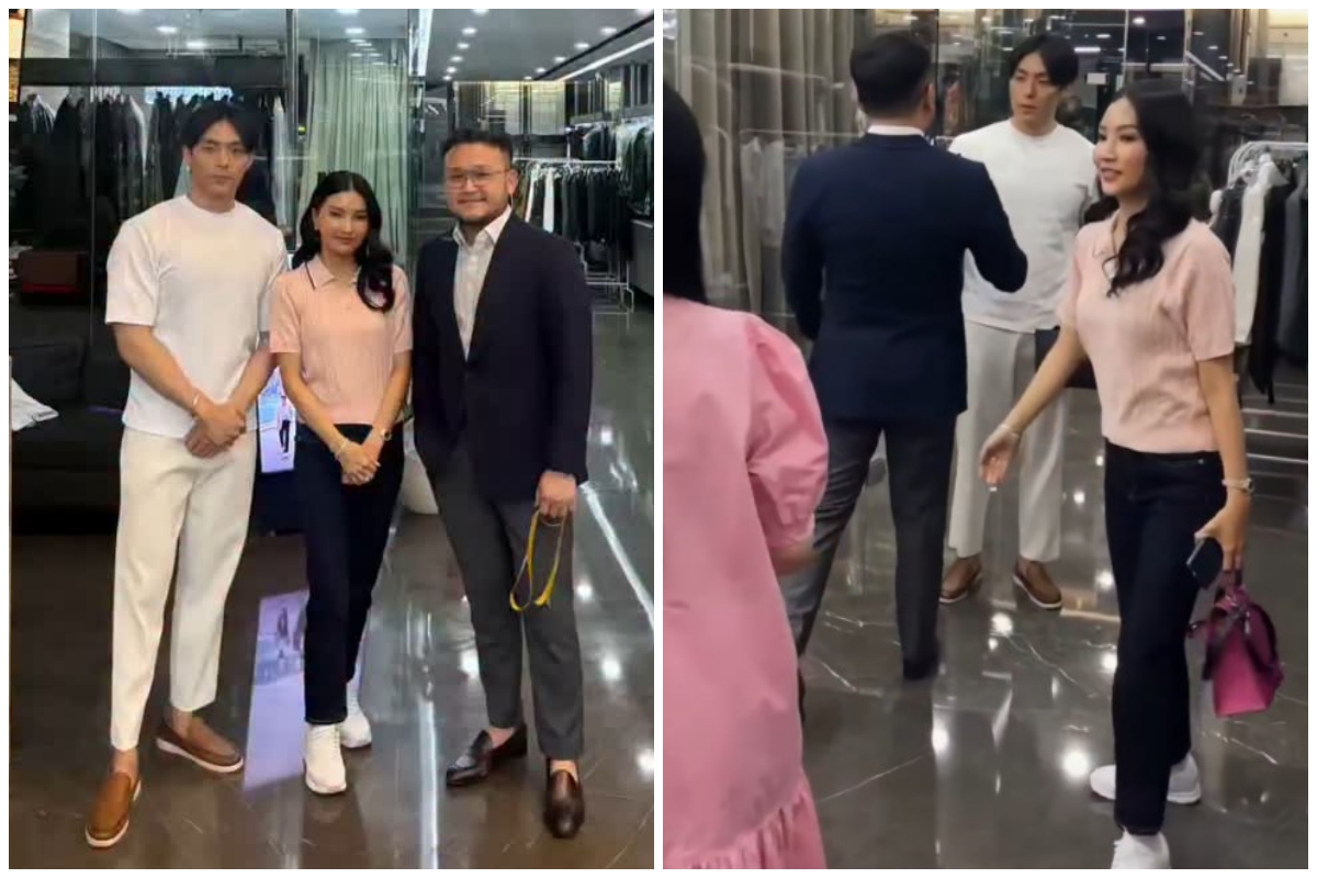 Kian blak-blakan tunjukan kedekatan, ini 9 potret Sarwendah dan Giorgio Antonio kompak fitting baju