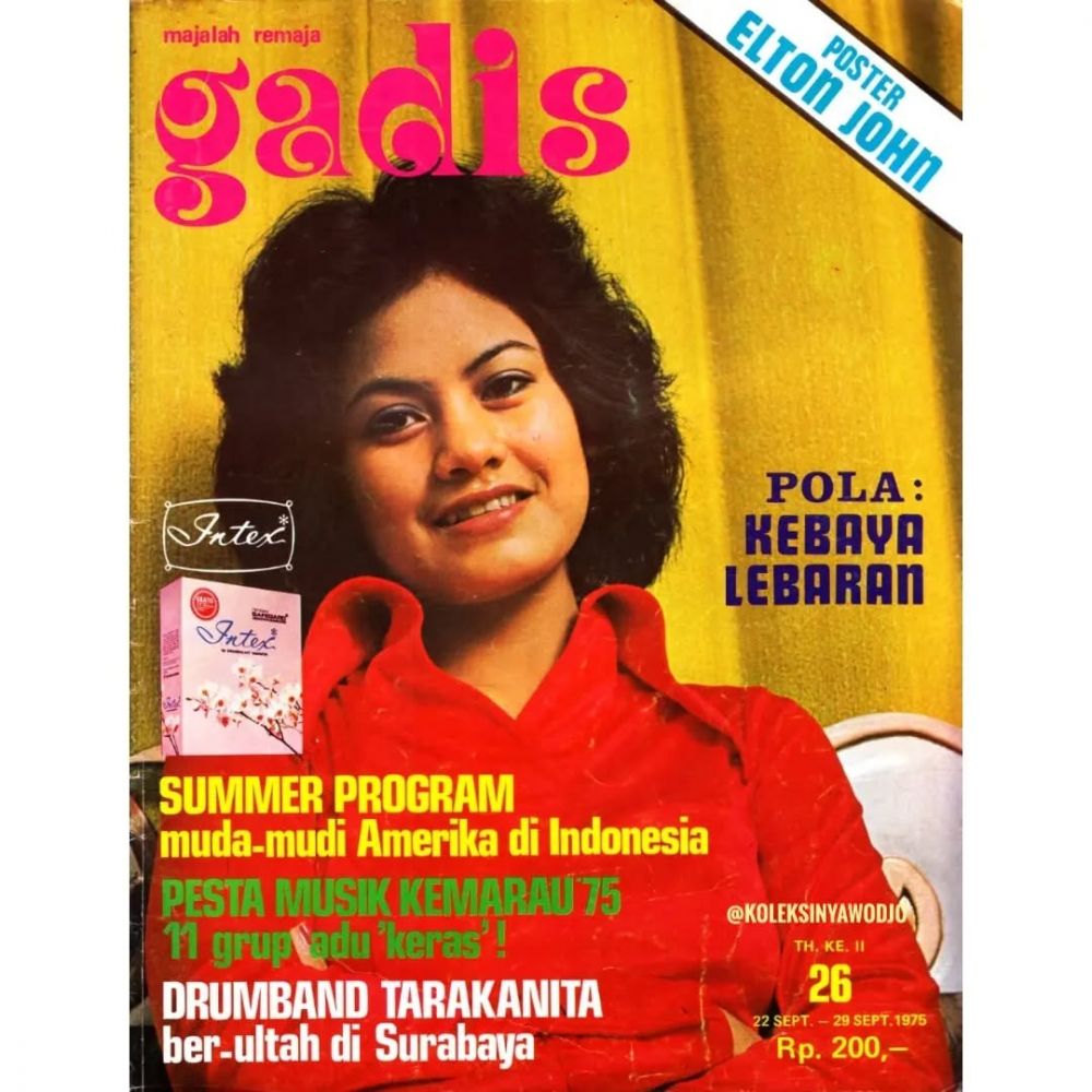 Model sampul majalah jadul era 70-an ini ternyata tante Dian Sastro, intip 7 potret lawasnya