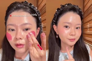 Jangan asal blend, ini trik pakai cream blush on agar hasilnya lebih rata dan nggak bikin makeup menor