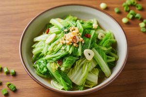 Resep kilat 10 menit tumis sawi putih bawang putih, penyelamat anak kos saat tanggal tua