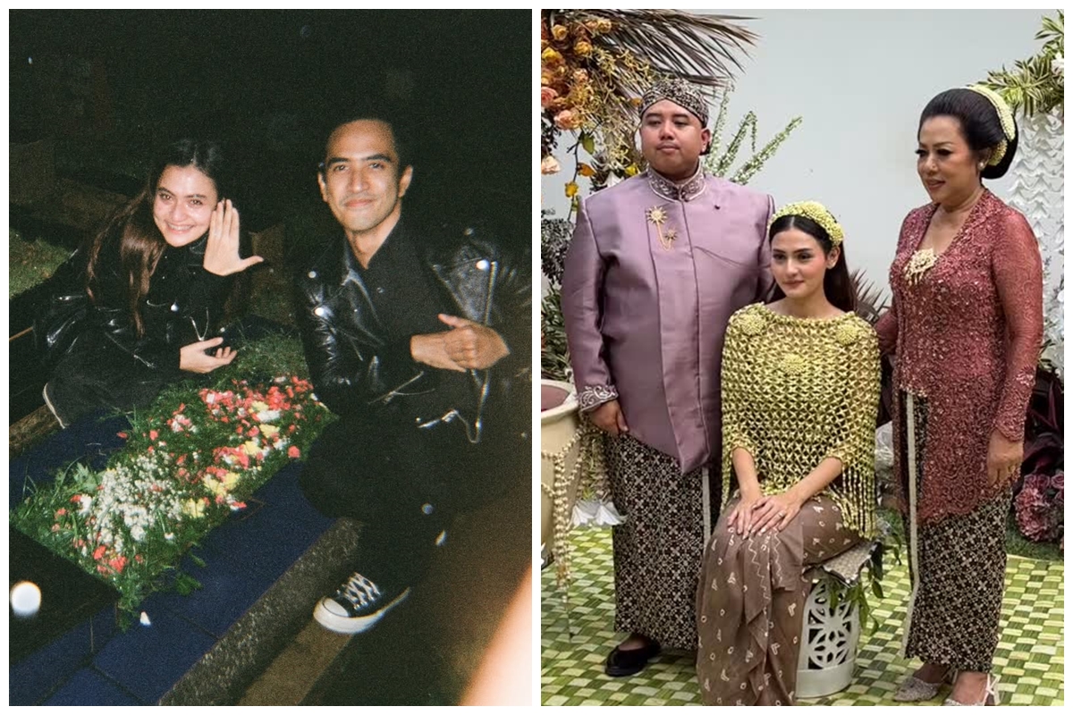 Dilamar di makam, ini 9 potret Rachquel Nesia jalani prosesi pengajian dan siraman pernikahan
