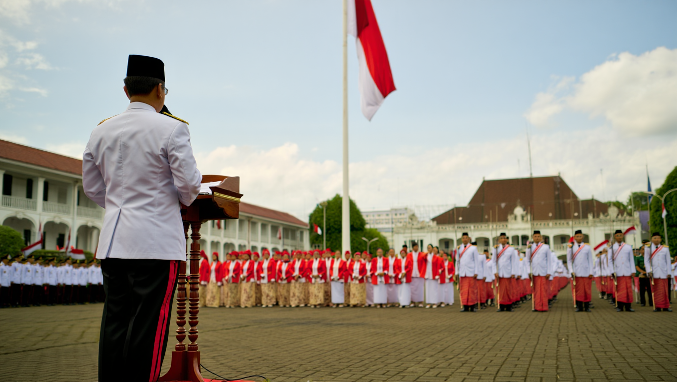 11 Contoh teks doa upacara 17 Agustus 2025 yang khidmat, penuh syukur, dan menyentuh hati