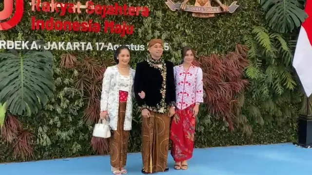 Raffi Ahmad dan Nagita Slavina kenang pernikahan, pakai baju Jawa di Istana Merdeka