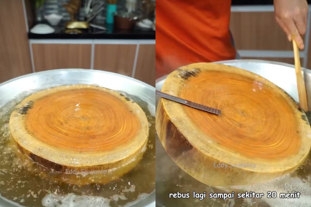 Cara jitu Chef Eddy selamatkan talenan kayu dari jamur dan ancaman lapuk, perhatikan cara rebusnya