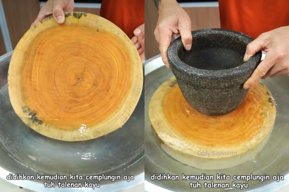Cara jitu Chef Eddy selamatkan talenan kayu dari jamur dan ancaman lapuk, perhatikan cara rebusnya