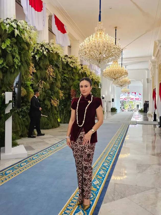 11 Potret seleb cantik hadiri HUT RI ke-80 di Istana Merdeka, Arumi Bachsin tampil simpel tapi elegan