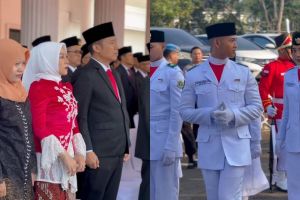 Anaknya jadi Paskibraka Provinsi Banten, ini 9 potret Denny Cagur dan Shanty yang penuh rasa bangga