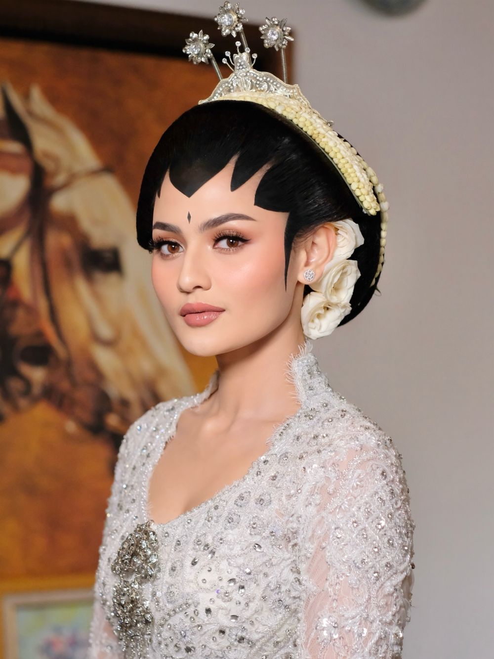 Menikah di hari Kemerdekaan RI, 11 potret akad nikah ratu FTV Rachquel Nesia dan Kevin Royano