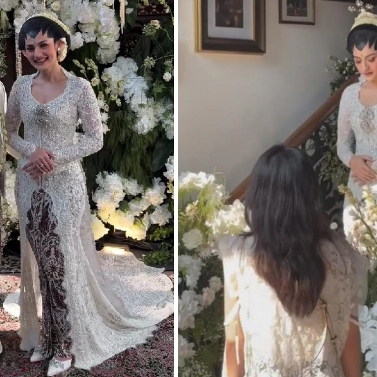 Menikah di hari Kemerdekaan RI, 11 potret akad nikah ratu FTV Rachquel Nesia dan Kevin Royano