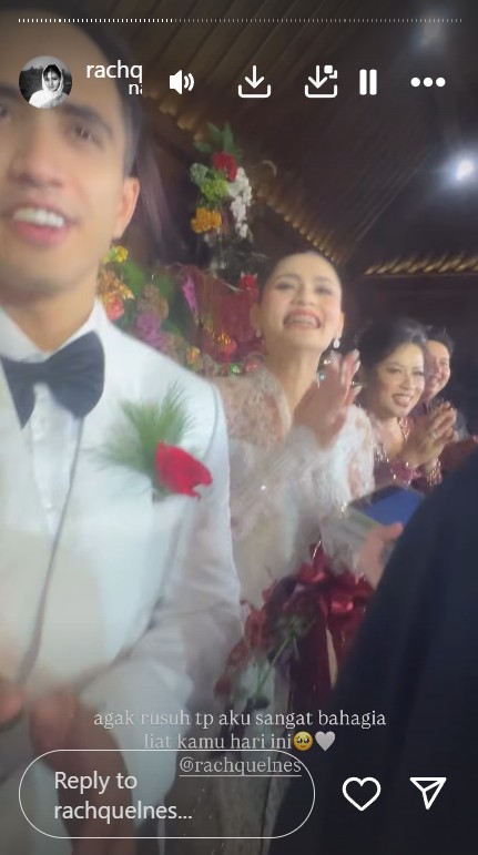 9 Potret pesta resepsi pernikahan Rachquel Nesia dan Kevin Royano, vibesnya meriah bak konser musik
