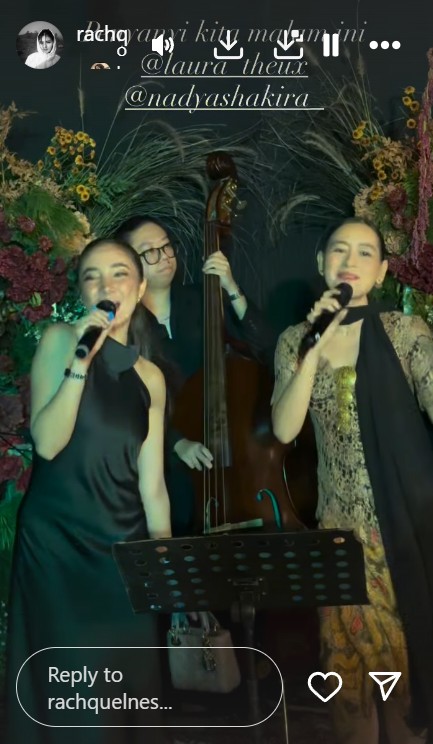 9 Potret pesta resepsi pernikahan Rachquel Nesia dan Kevin Royano, vibesnya meriah bak konser musik