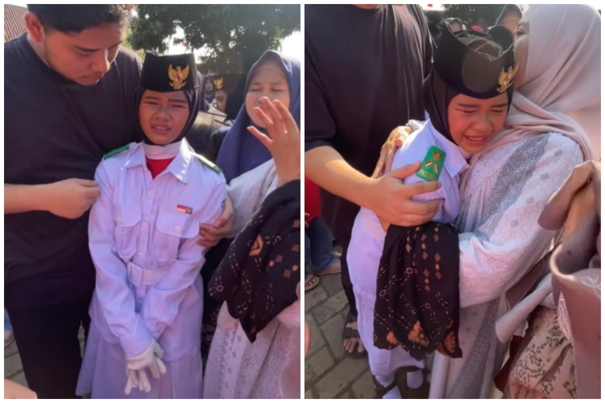 Viral kisah pilu Paskibra alami kecelakaan hingga ayah meninggal, tetap bertugas meski hati berduka
