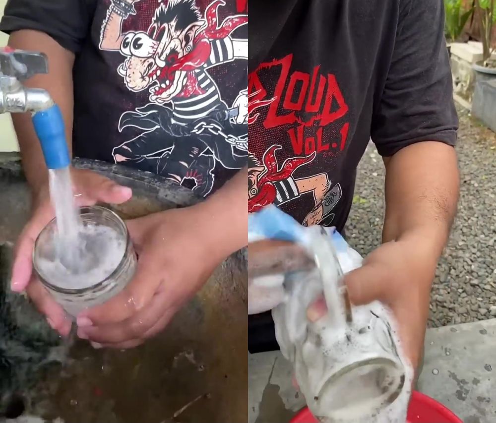 Gelas kaca buram bikin risih? Begini cara mencucinya agar kinclong pakai baking soda dan 1 bahan ini