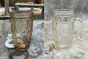 Gelas kaca buram bikin risih? Begini cara mencucinya agar kinclong pakai baking soda dan 1 bahan ini