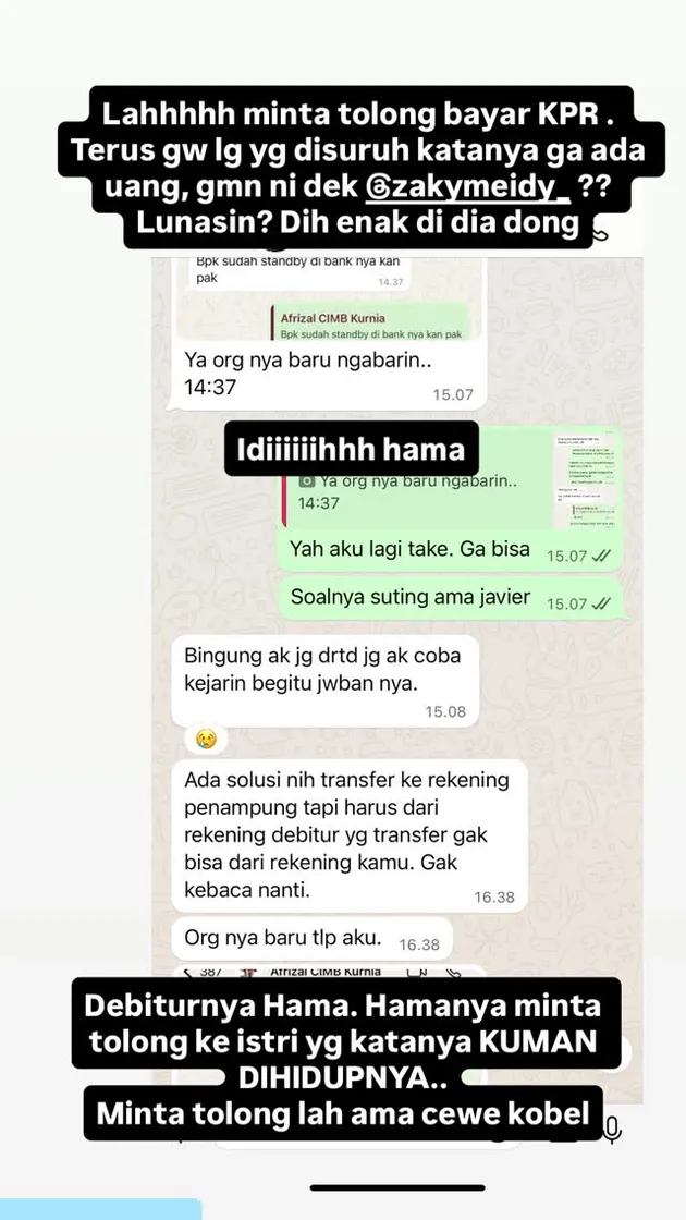 Chikita Meidy sebut suaminya bergaya hidup elit tapi punya utang, tagih tunggakan KPR Rp43 juta
