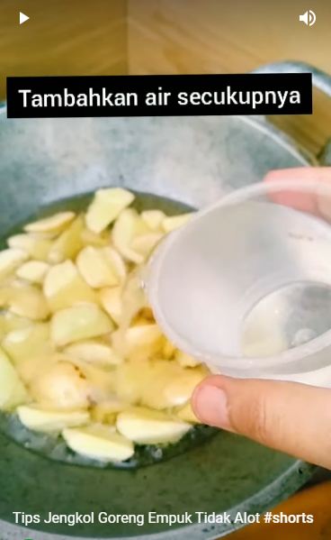 Jengkol goreng tetap empuk meski sudah dingin? Triknya cuma tambah 1 bahan ini