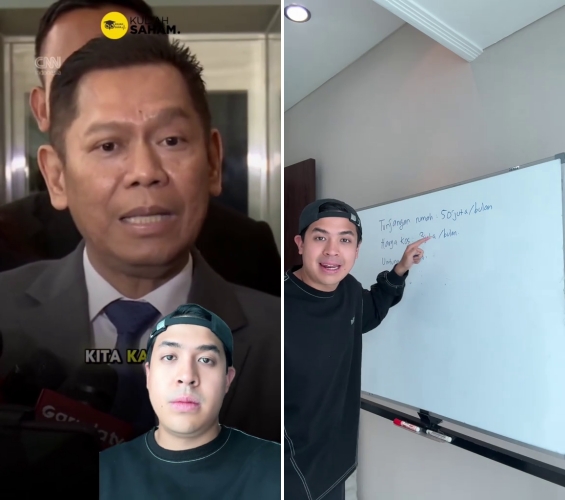 Jerome Polin kritik tunjangan rumah DPR Rp50 juta per bulan, buktikan hitungan matematisnya keliru