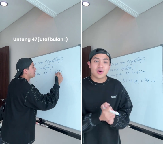 Jerome Polin kritik tunjangan rumah DPR Rp50 juta per bulan, buktikan hitungan matematisnya keliru