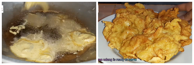 Trik bikin bakwan udang renyah seharian, nggak perlu pakai baking soda