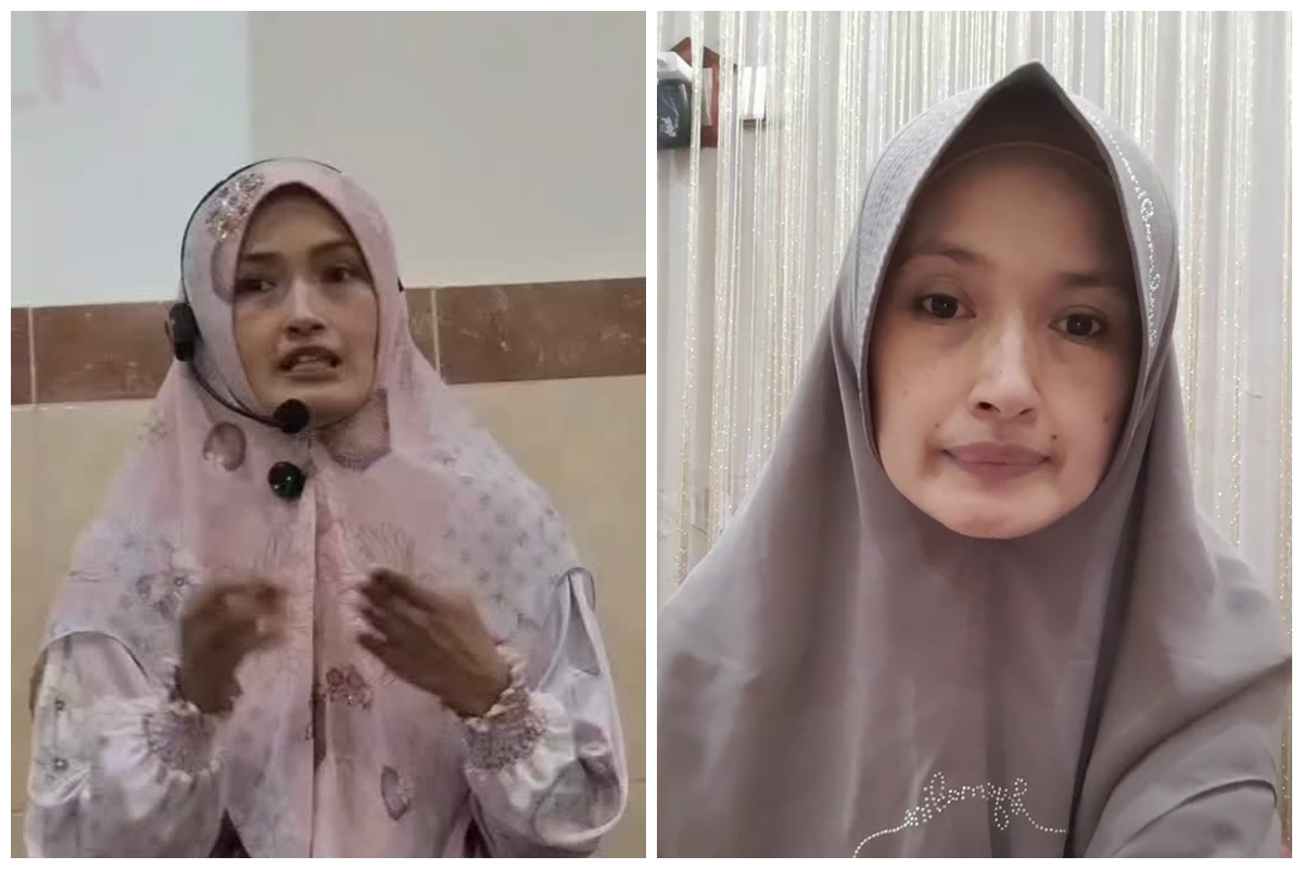 Mega Aulia pesinetron Tukang Bubur Naik Haji dituding jadi ustazah abal-abal, begini klarifikasinya