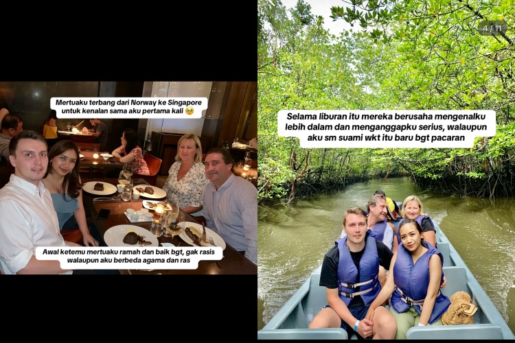 Nggak ada drama diospek, wanita ini cerita masa pengenalannya dengan mertua bule, royalnya bikin iri