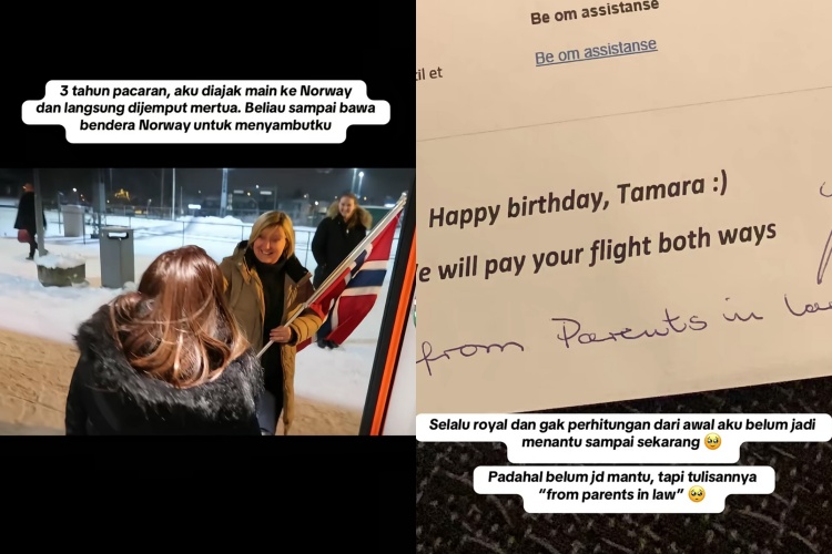 Nggak ada drama diospek, wanita ini cerita masa pengenalannya dengan mertua bule, royalnya bikin iri