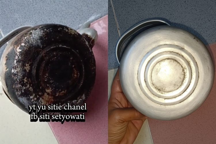 Teko lama sudah gosong dan hitam? Ini solusi jitu mengembalikan kilaunya cuma dengan 3 bahan dapur
