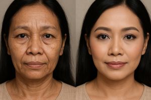 Trik makeup simpel agar kerutan tersamarkan, cuma 5 menit hasilnya flawless