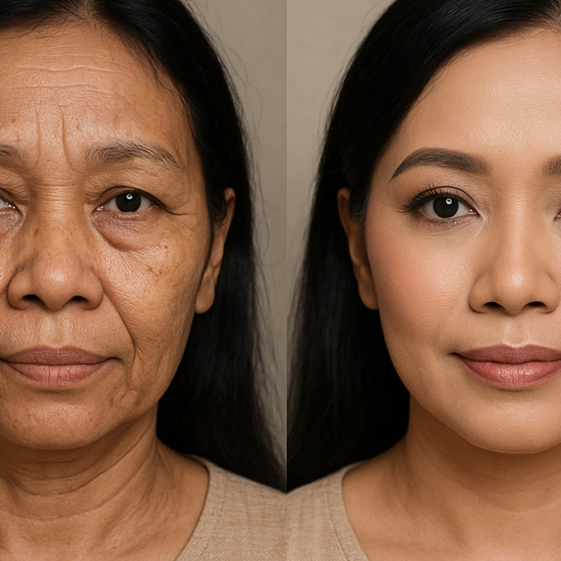 Trik makeup simpel agar kerutan tersamarkan, cuma 5 menit hasilnya flawless