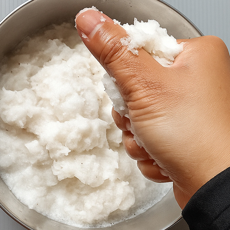 Ingin dapat santan kental yang melimpah? Coba peras kelapa parut dengan cara ini agar lebih maksimal